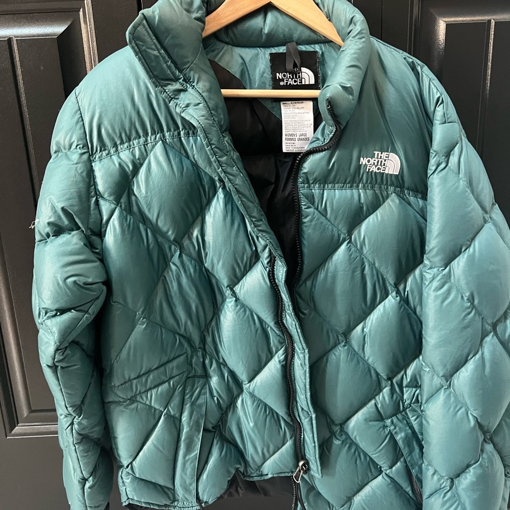 The North Face Women's Green Puffer Jacket